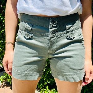 army green adventure shorts!